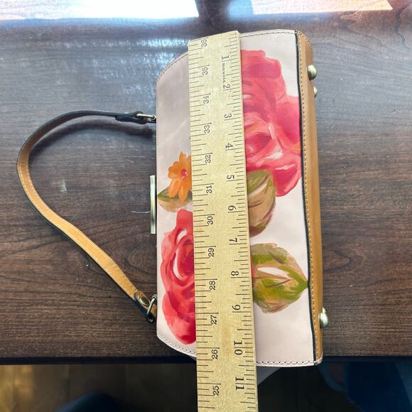 Patricia Nash Floral Crossbody Bag - Red and Green - Picture 14 of 15